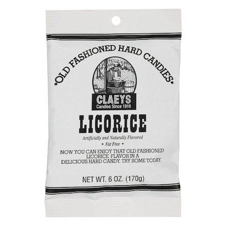 CLAEYS CANDY Licorice Hard Candy 6 Oz 671